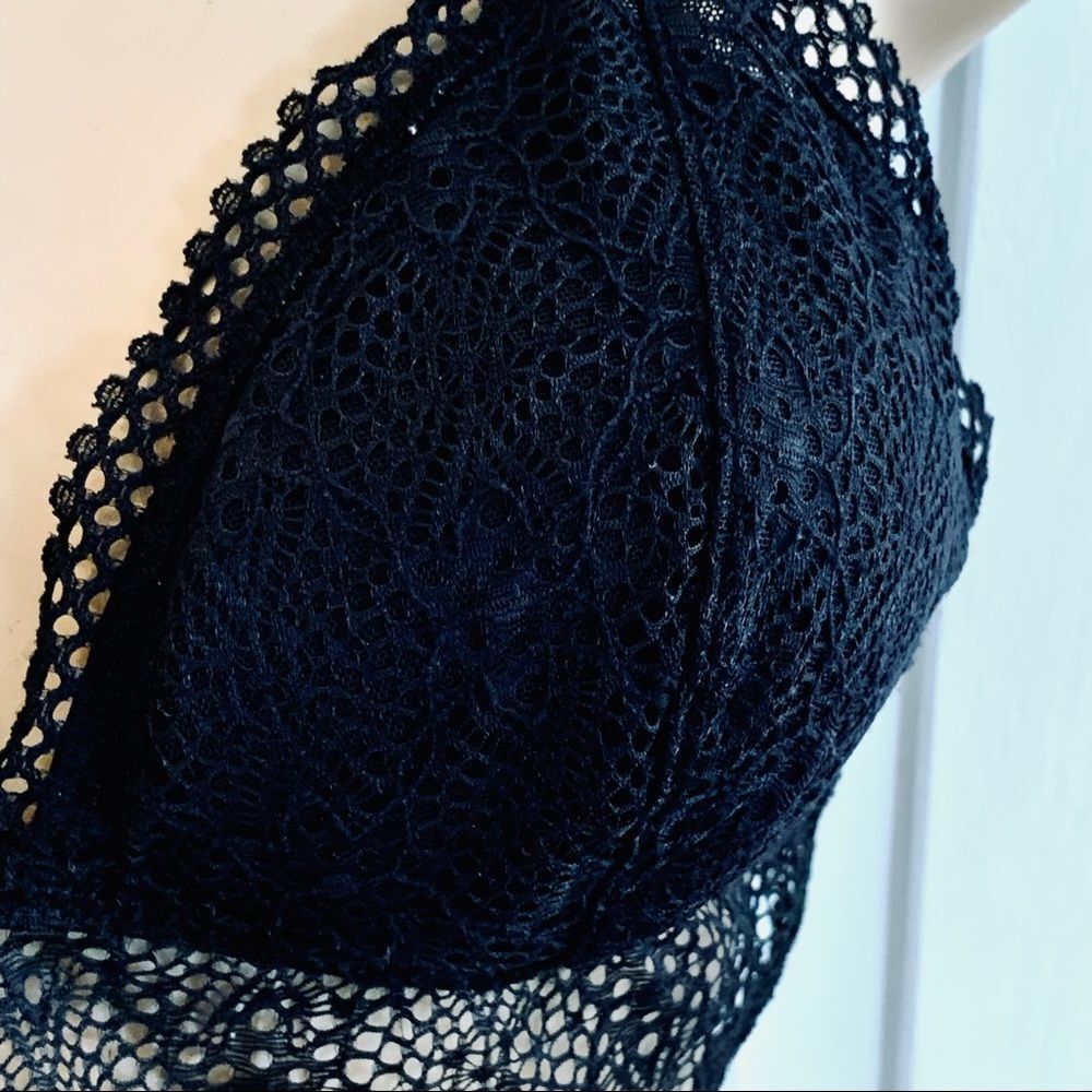 Victoria’s Secret Black Lace‎ Bralette L - Picture 4 of 10